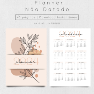 Planner não datado