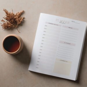 Planner para Imprimir: Organização Diária, Semanal e Mensal