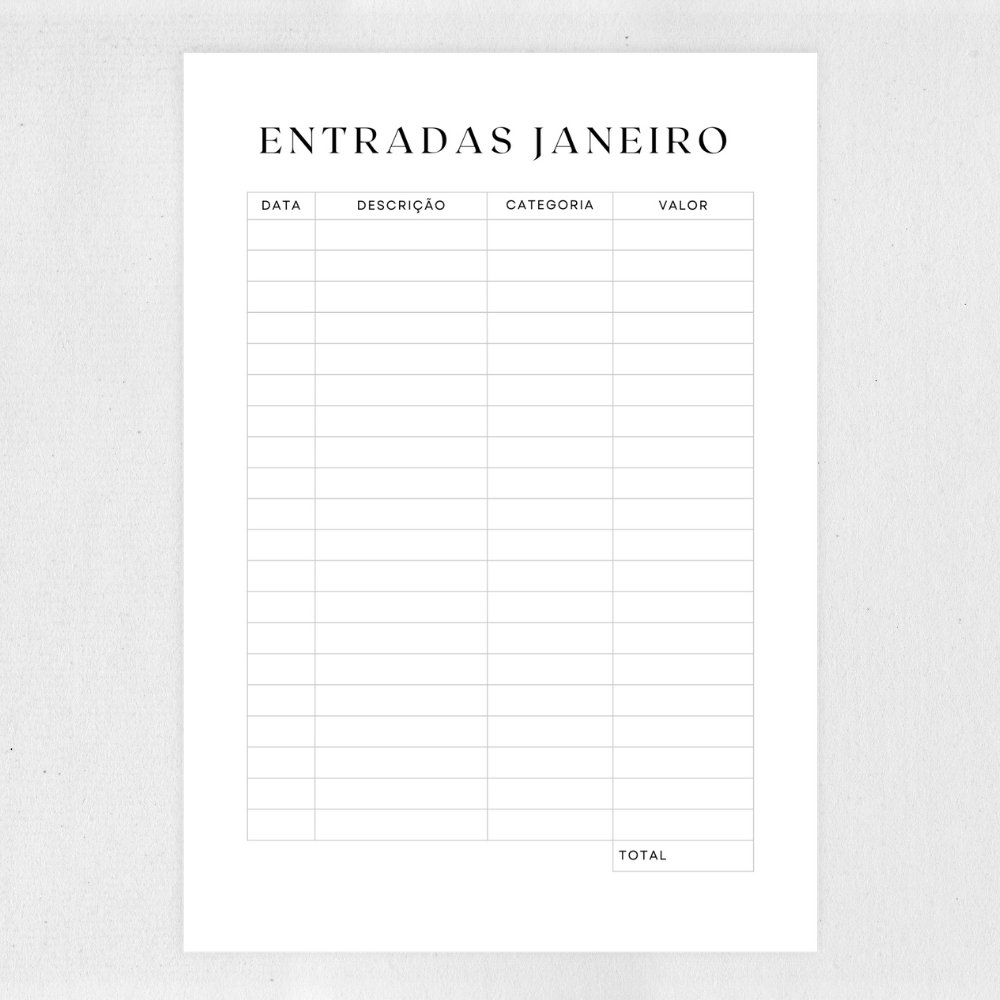 Planilha de Controle Financeiro